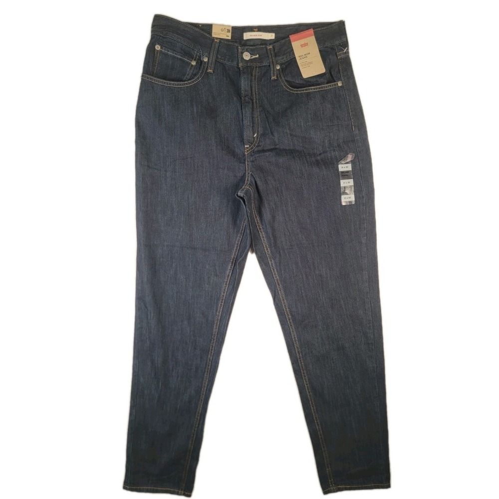 Levi's 80s Mom Jeans Womens 31x30 Dark Indigo Blue High Rise NWT